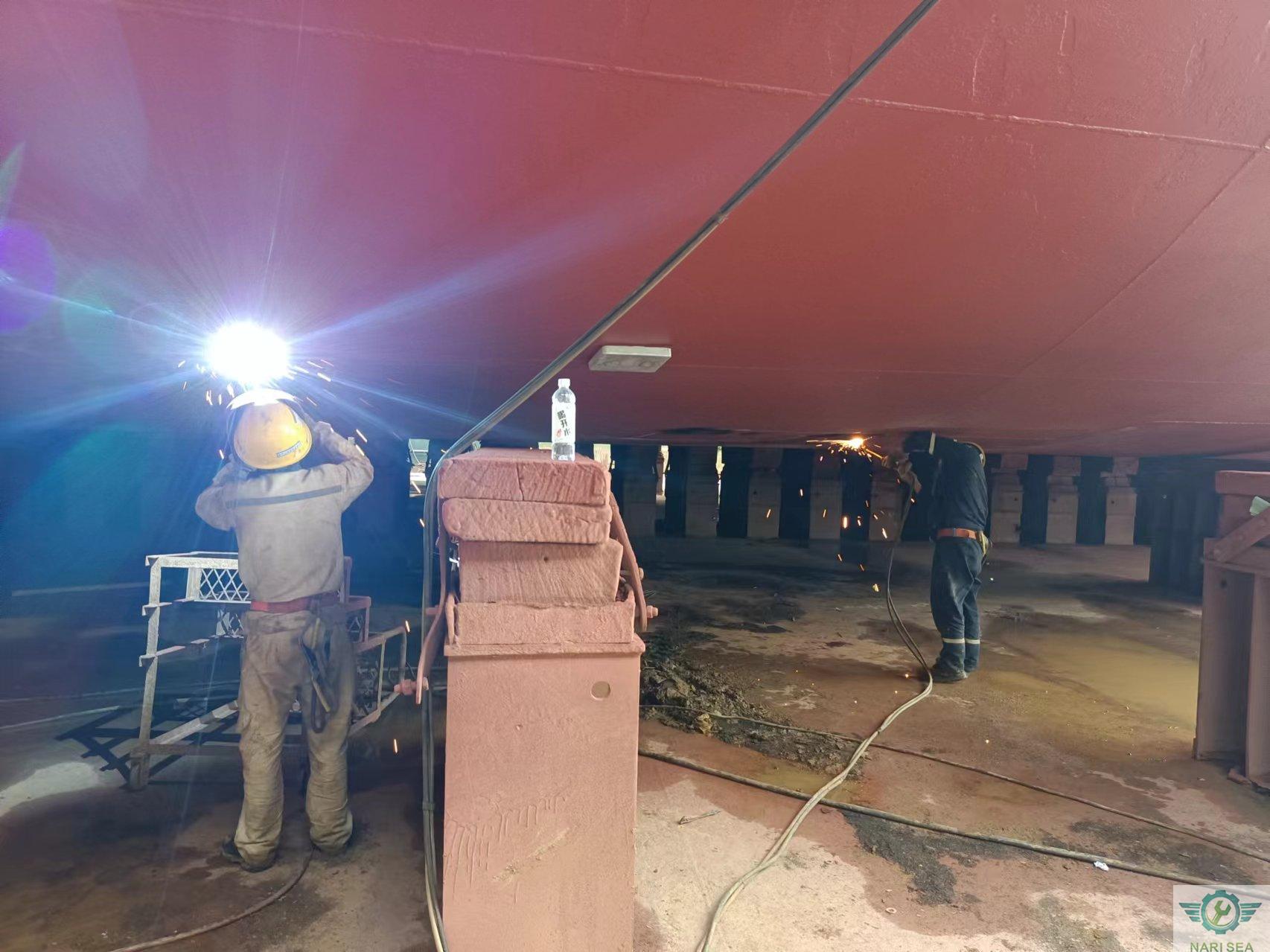 REPAIR IN DRY DOCKING